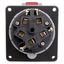 CEE-Panel mounting socket,5-pole, 63A, 400V, IP44, Angle 15ø thumbnail 3