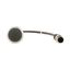 Pushbutton, flat, maintained, black, 1 N/C, with cable 0.5m and M12A plug thumbnail 8