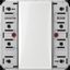 Universal push-button module 2-gang CD5092TSM thumbnail 2