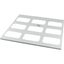 Bottom-/top plate for F3A flanges, for WxD = 800 x 800mm, IP55, grey thumbnail 4