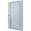 Sheet steel door transparent with rotary door handle HxW=1000x600mm thumbnail 2