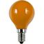 LED E14 Fila Ball G45x75 230V 1W AC Orange Non-Dim thumbnail 1