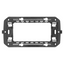 FRENCH STANDARD SUPPORT - 4 MODULES WITH SCREWS - HORIZONTAL CENTRE DISTANCE 57mm - CHORUSMART thumbnail 1