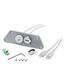 2-port USB interface set RAL9023 (g... thumbnail 2