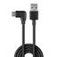 0.5m USB 2.0 Type A to C Cable, 90° Right Angle USB Type A Male to C Male thumbnail 2