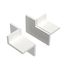 PLM CC 0410 RW Wall connection collar set for corner mounting 85x175x117 thumbnail 1