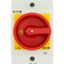 Main switch, T0, 20 A, surface mounting, 2 contact unit(s), 3 pole + N, Emergency switching off function, With red rotary handle and yellow locking ri thumbnail 3