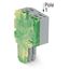 2-conductor female connector Push-in CAGE CLAMP® 1.5 mm² green-yellow/ thumbnail 2