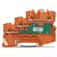 3-conductor sensor supply terminal block LED (green) 1 mm² orange thumbnail 2