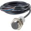 Proximity switch, E57P Performance Short Body Serie, 1 NC, 3-wire, 10 – 48 V DC, M18 x 1 mm, Sn= 5 mm, Flush, NPN, Stainless steel, 2 m connection cab thumbnail 2