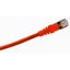 Patch cord RJ45 category 6A S/FTP shielded LSZH red 3 meters thumbnail 3