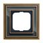 1722-845 Cover Frame Busch-dynasty® antique brass anthracite thumbnail 2