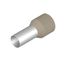 Wire end ferrule, Standard, 35 mm², Stripping length: 21 mm, beige thumbnail 3