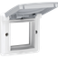 Adapter frame with hinged lid suitable for 45 x 45 mm functions in spl thumbnail 1