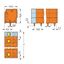 PCB terminal block 2.5 mm² Pin spacing 7.62 mm orange thumbnail 2