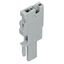 Start module for 1-conductor female connector CAGE CLAMP® 4 mm² gray thumbnail 1