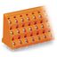 Triple-deck PCB terminal block 2.5 mm² Pin spacing 10.16 mm orange thumbnail 1