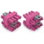 3-way distribution connector 4-pole Cod. B pink thumbnail 2