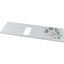 Front cover, +mounting kit, for NZM1, horizontal, 4p, HxW=150x600mm, grey thumbnail 3