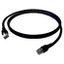 Patchcord RJ45 shielded Cat.6a 10GB, LS0H, black,   1.0m thumbnail 4