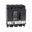 circuit breaker ComPact NSX160B, 25 kA at 415 VAC, MicroLogic 2.2 trip unit 100 A, 4 poles 4d thumbnail 3