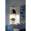 CRATER BLACK PENDANT LAMP 3 X E27 40W thumbnail 2