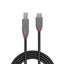 2m USB 3.2 Type C to B Cable, 5Gbps, Anthra Line USB Type C Male to B Male thumbnail 1