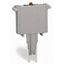 Component plug for carrier terminal blocks 2-pole gray thumbnail 1