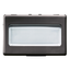 PUSH-BUTTON WITH BACKLIT NAME PLATE 250V ac - NO 10A - 3 MODULES - SYSTEM BLACK thumbnail 1