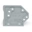 End plate 1.5 mm thick snap-fit type gray thumbnail 3