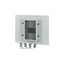 Front plate, NZM4, 4p, fixed, W=800mm, IP55, grey thumbnail 4