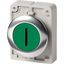 Pushbutton, RMQ-Titan, Flat, maintained, green, inscribed, Metal bezel thumbnail 2