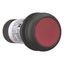 Illuminated pushbutton actuator, Flat, maintained, 1 NC, Screw connection, LED Red, red, Blank, 24 V AC/DC, Bezel: black thumbnail 6