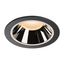 NUMINOS® DL XL, Indoor LED recessed ceiling light black/chrome 2700K 40° thumbnail 1