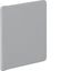 End cap made of PVC for slotted panel trunking BA6 60x60mm stone grey thumbnail 2