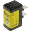Fuse-link, low voltage, 45 A, AC 600 V, DC 300 V, 26 x 29 x 55 mm, CF, J, 1P, UL, CSA, time-delay thumbnail 2