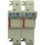 Fuse-holder, low voltage, 125 A, AC 690 V, 22 x 58 mm, 1P + neutral, IEC, UL thumbnail 1