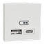 Double USB charger 2.4A type A+C thumbnail 3