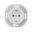 Renova - single socket outlet - 2P + E - 16 A - 250 V - white thumbnail 3