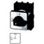 On-Off switch, P1, 32 A, flush mounting, 3 pole + N, with black thumb grip and front plate thumbnail 1