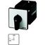 On-Off switch, T5, 100 A, rear mounting, 3 contact unit(s), 3 pole + N, 1 N/O, 1 N/C, with black thumb grip and front plate thumbnail 5