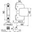 Surge arrester Type 2 DEHNguard S 1-pole Uc 600V AC w. rem. sign. cont thumbnail 2