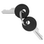 SET OF 2 KEYS FOR COMMAND DEVICES - PUSH-BUTTONS thumbnail 1