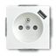 20 MUCBUSB-884-500 CoverPlates (partly incl. Insert) USB charging devices studio white matt thumbnail 2
