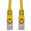 Patchcord RJ45 shielded, Cat.5e, PVC, yellow, 0.5m thumbnail 2