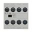 Auxiliary contact module, Type: high version, 4 pole, Ith= 16 A, 2 N/O, 2 NC, Front fixing, Screw terminals, MSC thumbnail 12