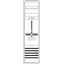 DA17GA Meter board, Field width: 1, Rows: 7, 1100 mm x 300 mm x 215 mm, Isolated (Class II), IP31 thumbnail 48