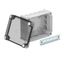 T 160 HD TR Junction box with high transparent cover 190x150x94 thumbnail 1