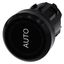 Pushbutton, with illuminated pushbutton design, 22 mm, round, plastic, black, 3SU1001-0AB10-0AQ0-Z X90 thumbnail 1