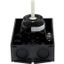 On-Off switch, T0, 20 A, surface mounting, 2 contact unit(s), 3 pole, with black thumb grip and front plate thumbnail 6